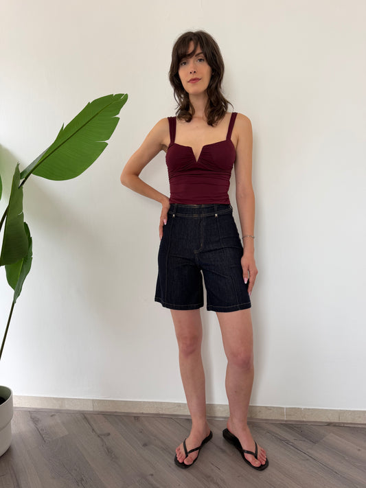 Shorts bermuda denim leggero