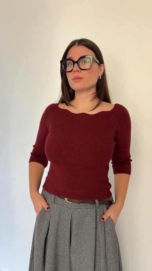 Maglioncino con manica a 3/4