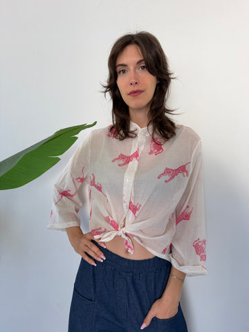 Camicia primo cotone in fantasia