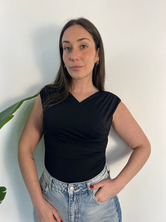 Body incrocio sullo scollo