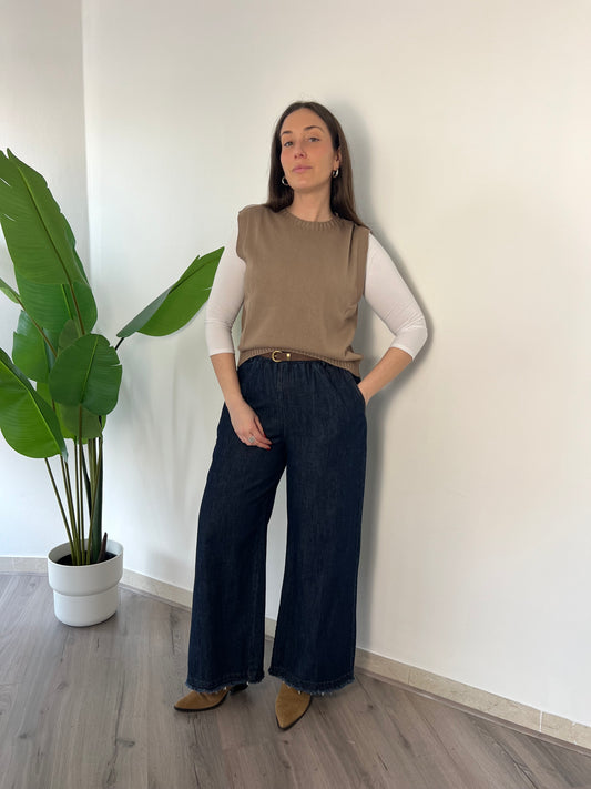 Jeans in tela palazzo