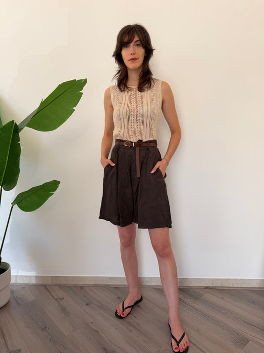 Shorts 100% lino