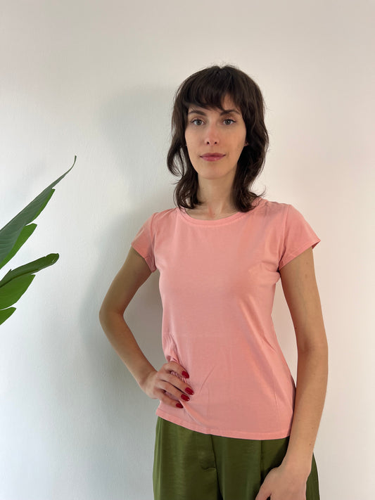 T-shirt cotone slim
