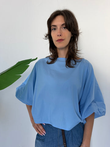 Blusa over cotone
