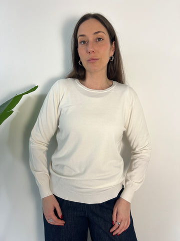 Maglioncino viscosa girocollo