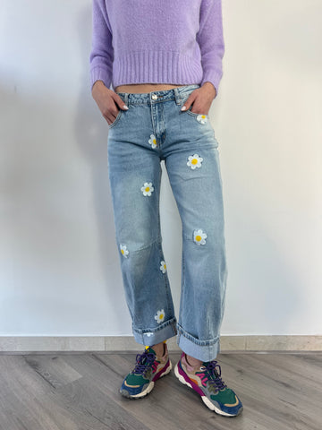 Jeans baggy margherite