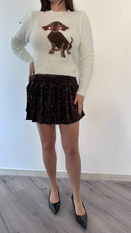 Panta gonna in paillettes