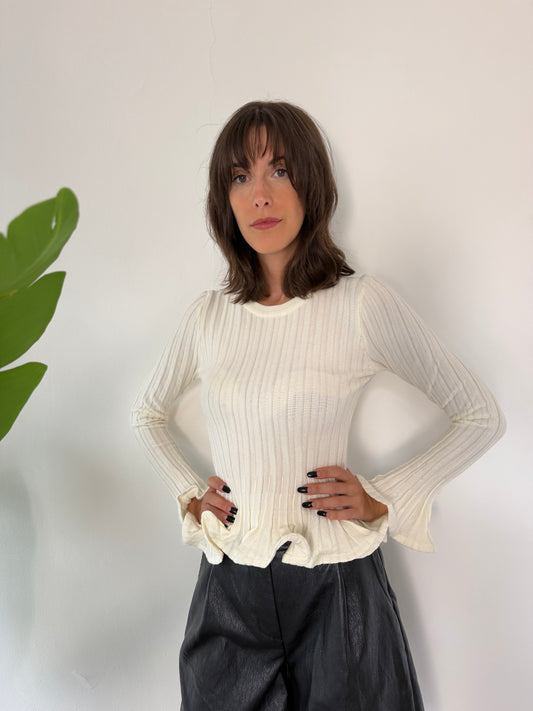 Maglia costine e onde