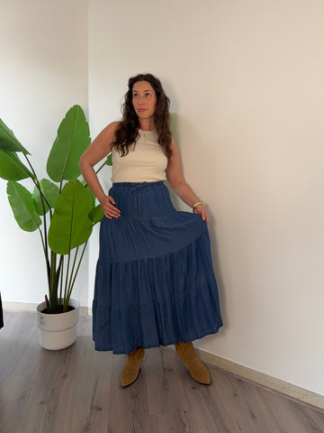 Gonna tela di jeans