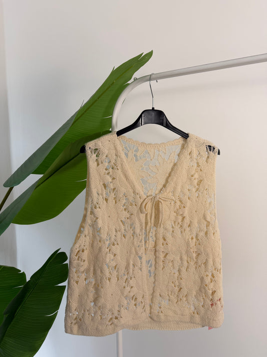 Gilet macramé