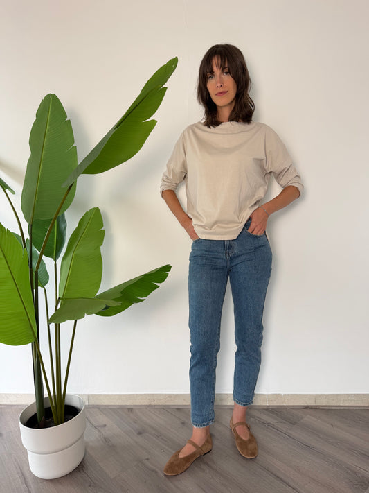Jeans mom fit