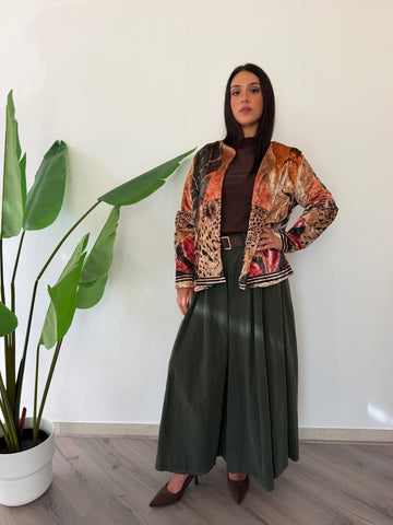 Kimono fantasia e ciniglia
