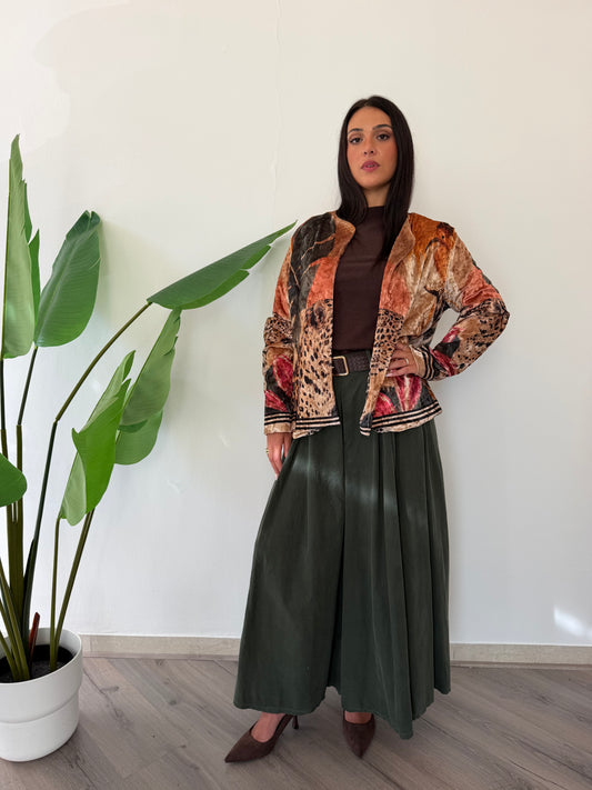 Kimono fantasia e ciniglia