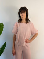 Blusa vera manica a sbuffo
