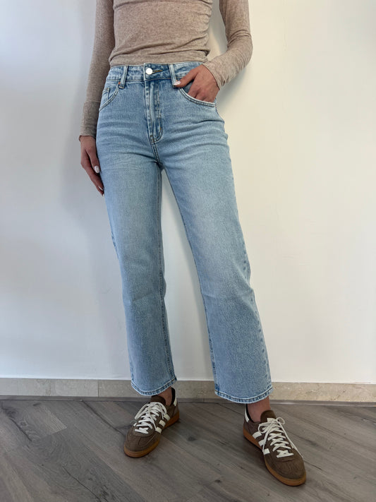 Jeans dritto chiaro