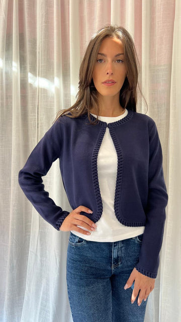 Giacchino con profili intrecciati