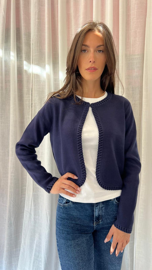 Giacchino con profili intrecciati