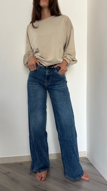 Jeans semi palazzo