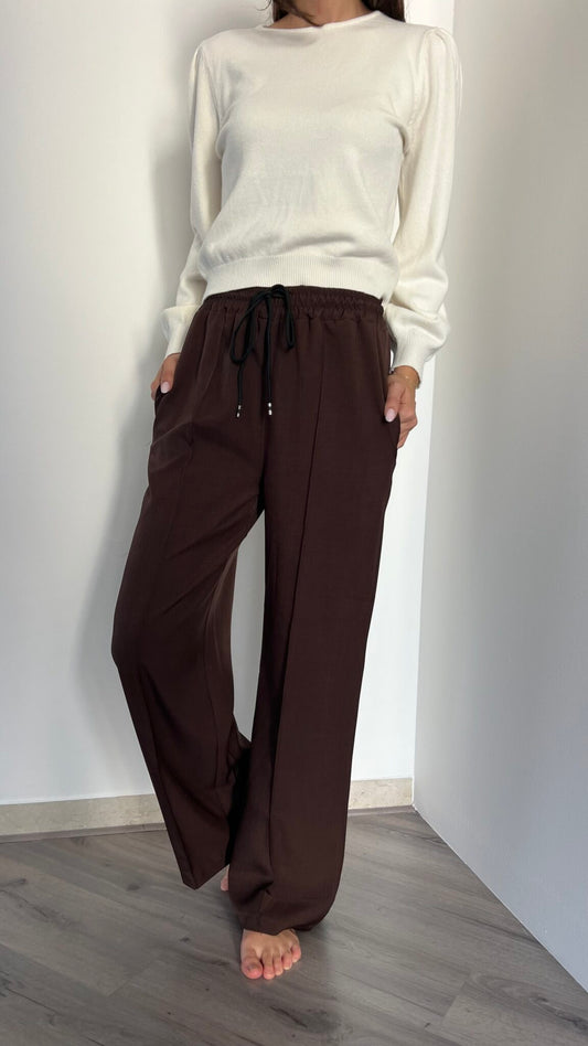 Pantalone elasticizzato in vita Lilly