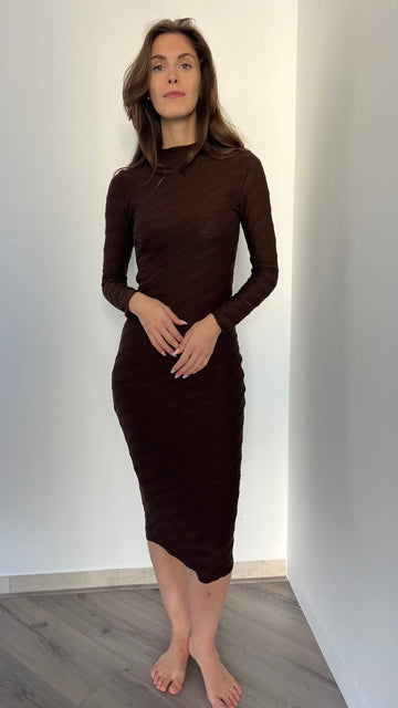 Abito tubino tramato