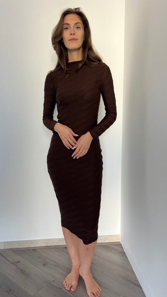 Abito tubino tramato