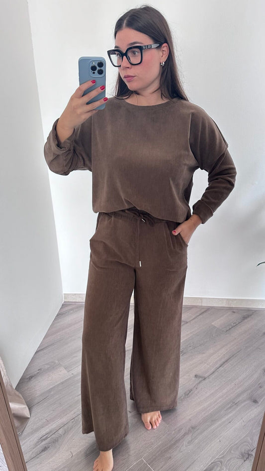 Tuta effetto ciniglia