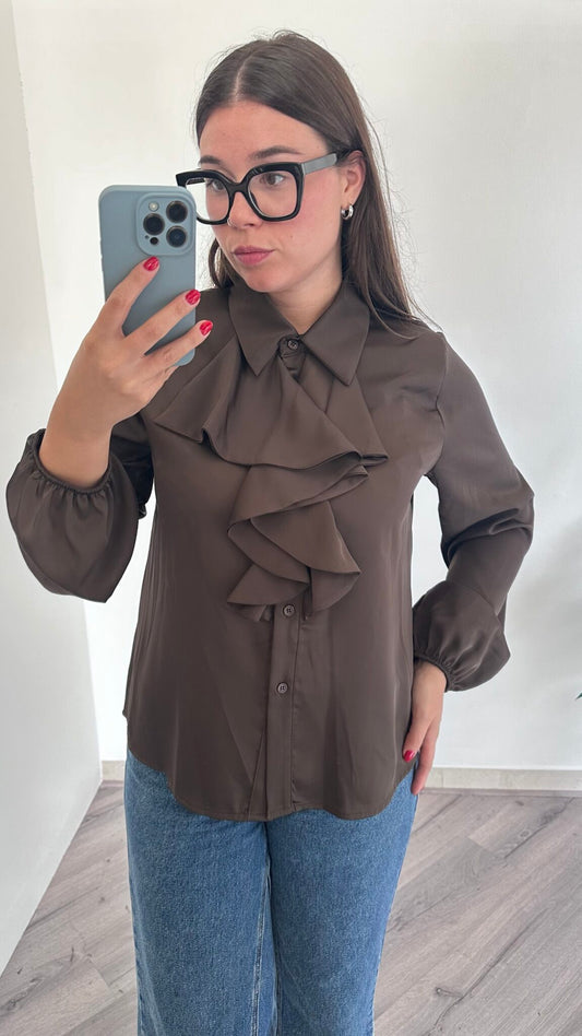 Camicia elegante con rouge