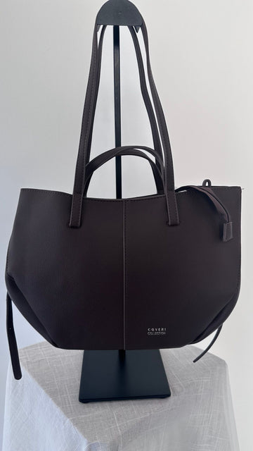 Medium bag Laura mogano