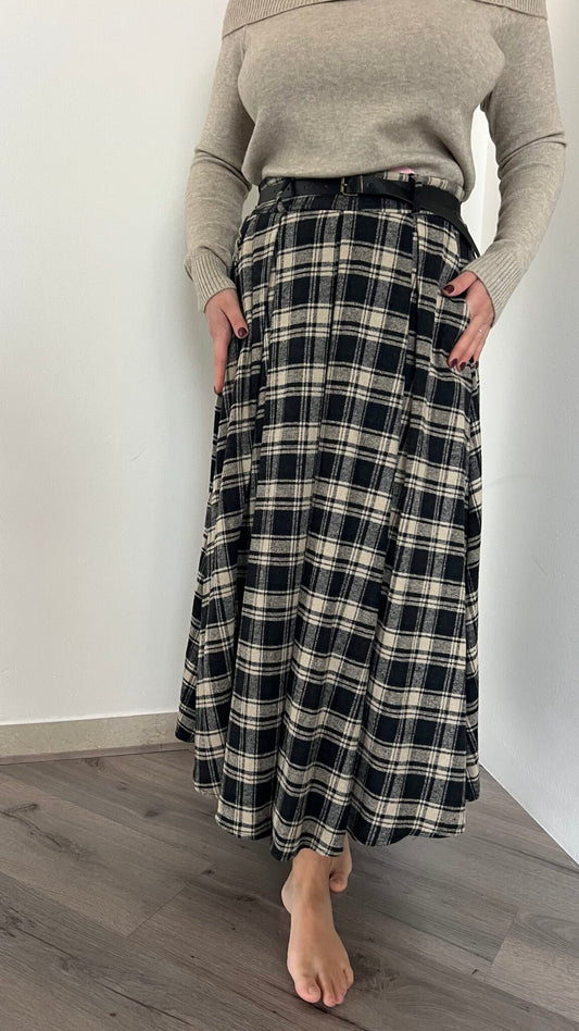 Gonna lunga a quadri