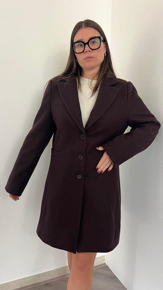Cappotto panno e bottoni